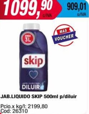 Maxiconsumo Jab Liquido Skip 500ml p/Diluir oferta