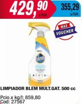 Maxiconsumo Limpiador Blem Mult.Gat. 500cc oferta