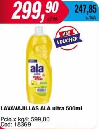 Maxiconsumo Lavavajillas Ala Ultra 500ml oferta