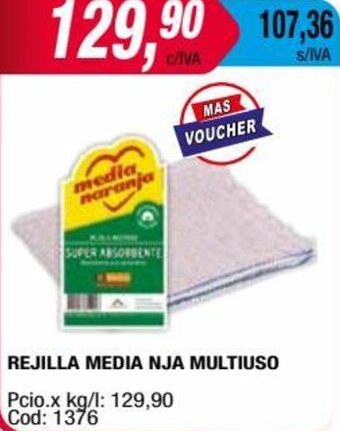 Maxiconsumo Rejilla Media Nja Multiuso oferta
