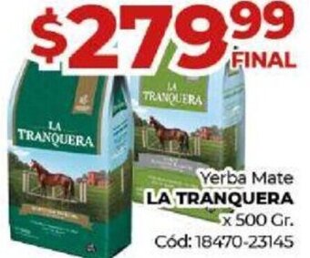 Diarco Yerba Mate La Tranquera 500g oferta