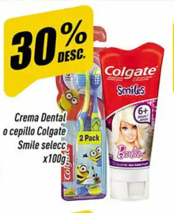 Supermercados Comodin Colgate Crema dental o cepillo Smile selecc x 100g oferta