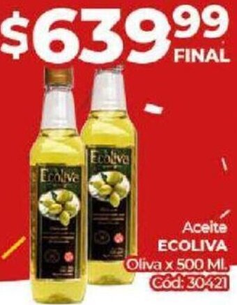 Diarco Aceite Ecoliva Oliva 500ml oferta