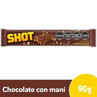 Coto Chocolate shot con mani paq 90 grm oferta
