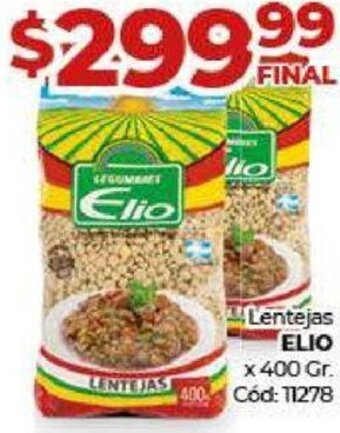 Diarco Lentejas Elio 400g oferta
