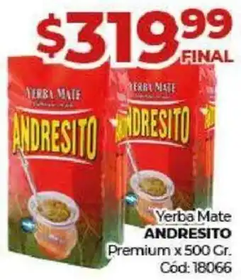 Diarco Yerba Mate Andresito 500g oferta