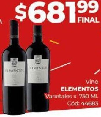 Diarco Vino Elementos 750ml oferta