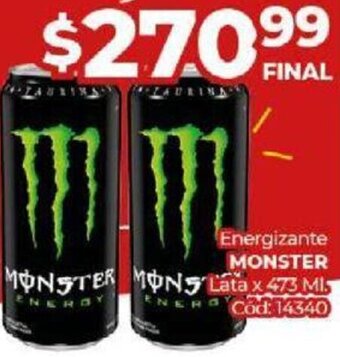 Diarco Energizante Monster 473ml oferta