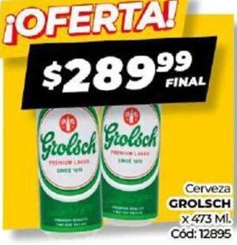 Diarco Cerveza Grolsch 473ml oferta