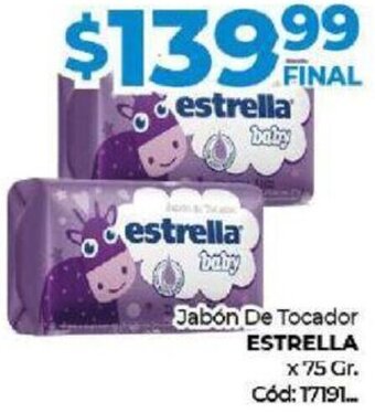 Diarco Jabón de Tocador Estrella 75g oferta