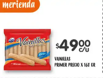 Supermercados Toledo Vainillas Primer Precio x 160gr oferta