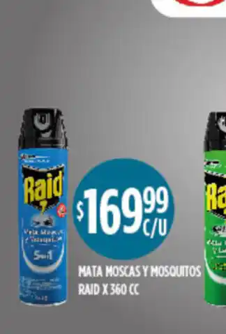 Supermercados Toledo Raid Mata Moscas Y Mosquitos x 360cc oferta