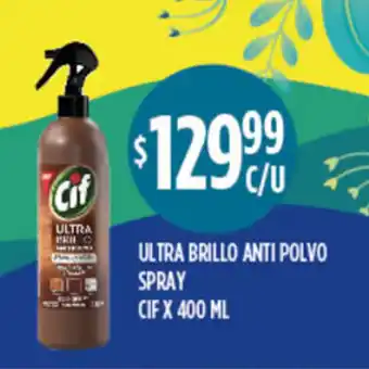 Supermercados Toledo Ultra Brillo Anti Polvo Spray Cif x 400 ml oferta