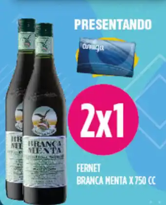 Supermercados Toledo Fernet Branca Menta x 750 cc oferta