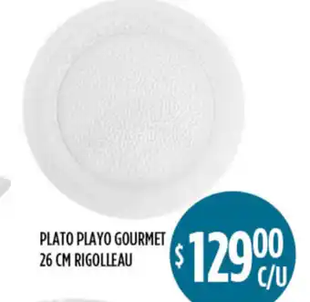 Supermercados Toledo Plato Playo Gourmet 26 cm Rigolleau oferta