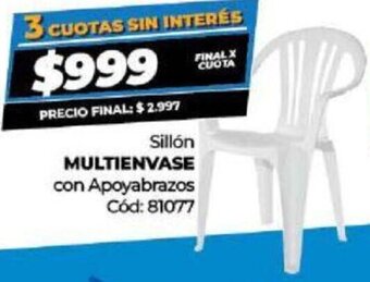 Diarco Sillón Multienvase con Apoyabrazos oferta