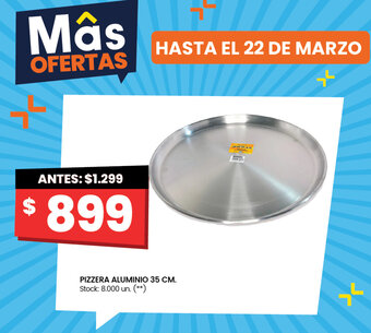 Pizzera Aluminio 35cm