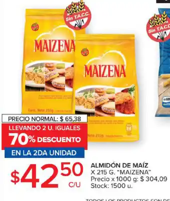 Carrefour Market Maizena Almidón De Maíz x 215g oferta