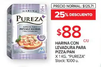 Carrefour Market Pureza Harina Coon Levandura Para Pizza/pan x 1kg oferta