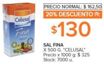 Carrefour Sal Fina 500g oferta