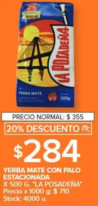 Carrefour Yerba Mate con Palo Estacionada 500g oferta