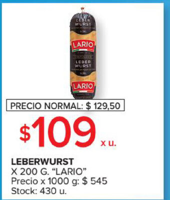Leberwurst Lario x 200g