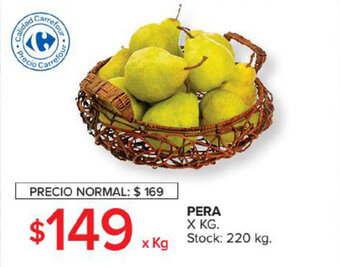 Carrefour Market Pera x kg oferta