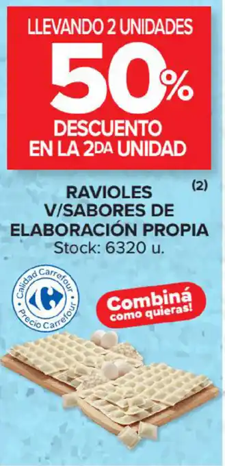 Carrefour Market Ravioles V/Sabores De Elaboración Propia oferta