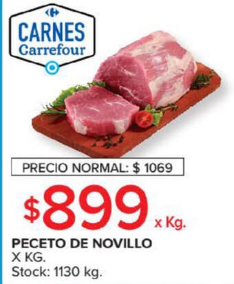 Carrefour Market Peceto De Novillo x kg oferta