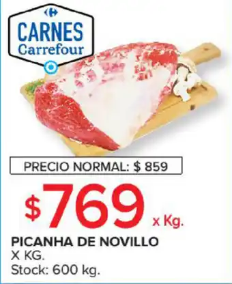 Carrefour Market Picanha De Novillo x kg oferta