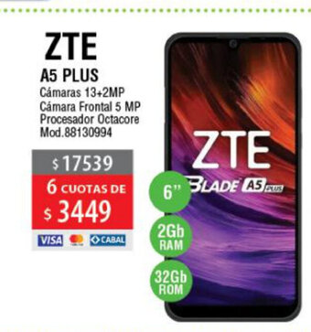 Casa Silvia ZTE A5 Plus oferta