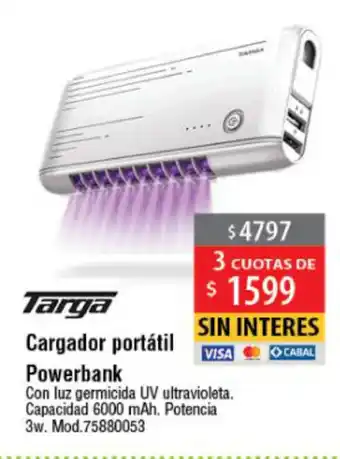 Powerbank Cargador portátil