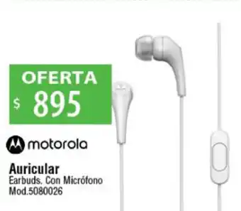Auricular Motorola Earbuds