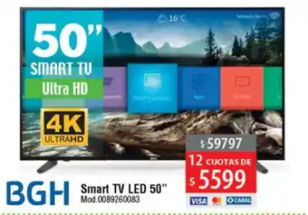 Casa Silvia BGH Smart TV LED 50" oferta