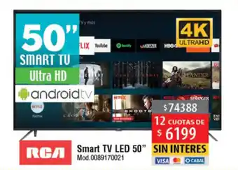 Casa Silvia RCA Smart TV LED 50" oferta