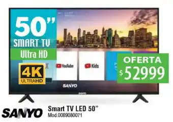Casa Silvia Sanyo smart TV LED 50" oferta