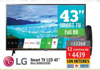 Casa Silvia LG Smart TV LED 43" oferta