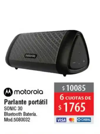 Casa Silvia Motorola Parlante Portátil Sonic 30 oferta