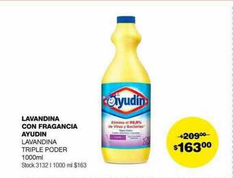 Atomo Conviene Lavandina con fragancia ayudin oferta