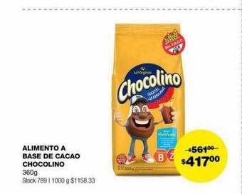 Atomo Conviene Alimento a base de cacao chocolino oferta