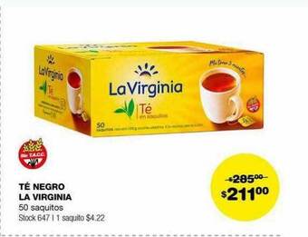 Atomo Conviene Té negro la virginia oferta