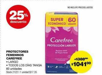 Atomo Conviene Protectores femeninos carefree oferta