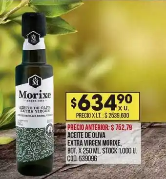 Coto Aceite de oliva extra virgen morixe oferta