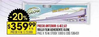 Coto Rollo film adherente glow oferta