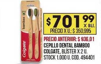 Coto Cepillo dental bamboo colgate oferta