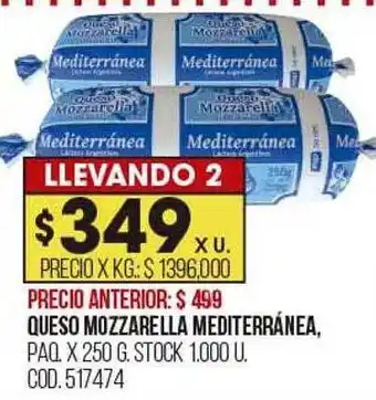Coto Queso mozzarella mediterránea oferta