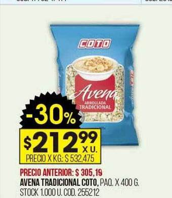 Coto Avena tradicional coto oferta