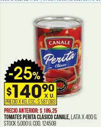 Coto Tomates perita clásico canale oferta