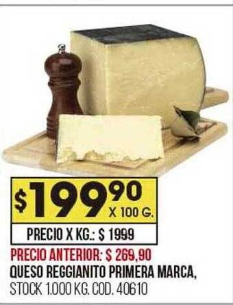 Coto Queso reggianito primera marca oferta