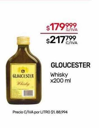 Nini Mayorista Gloucester whisky oferta